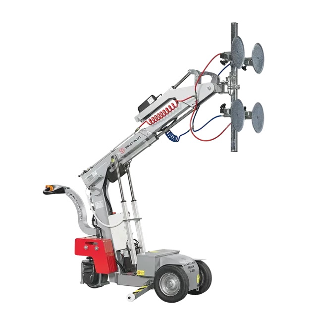 Letar du efter en kompakt eldriven materiallift i gott skick? Vår begagnade Smartlift 280 med 2,7 m lyfthöjd, 280 kg kapacitet och låg vikt är ett stabilt val för materialhantering inomhus. Lyfthöjd - 2,7 mRäckvidd - 0,8 mLyftkapacitet - 280 kgBredd - 0,63 mVikt - 475 kgDrivmedel - Elektrisk (batteri)Övrigt IP65-klassad elektronik, ergonomiskt handtag Fördelar:…