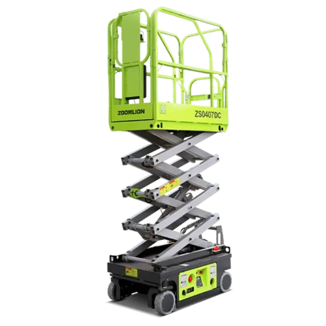 Begagnade saxliftar med 6,5 meters arbetshöjd.